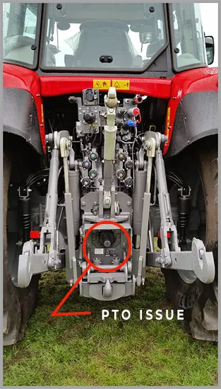 PTO issue in Kubota M6060