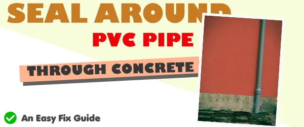 seal around pvc pipe through concrete