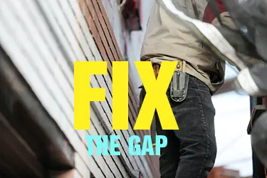 how to seal the gap of foundation wall and slab
