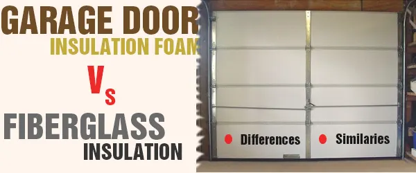 Garage Door Insulation Foam Vs Fiberglass
