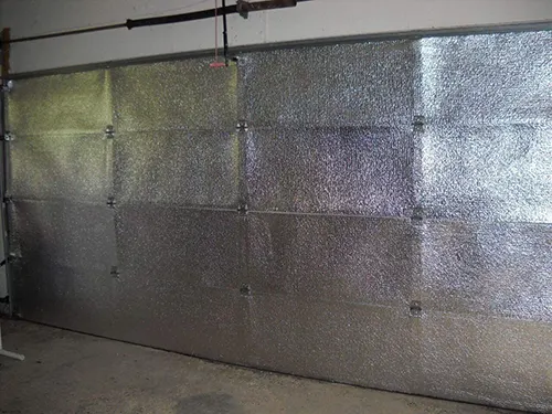 reflective garage door insulation